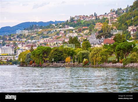 Montreux and Lake Geneva, Switzerland Stock Photo - Alamy