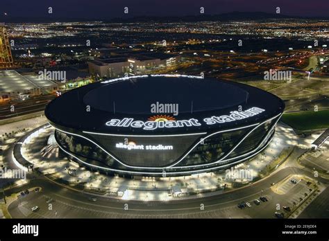 Allegiant Stadium Aerial View Hi Res Stock Photography And Images Alamy