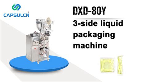 Automatic Liquid Packaging Machine DXD 80Y YouTube