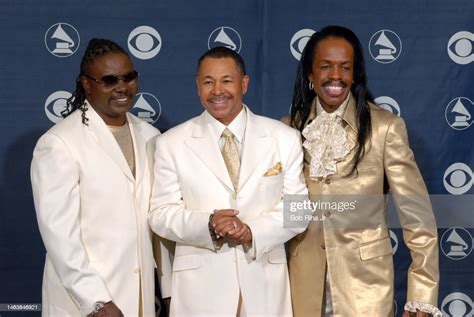 Earth, Wind & Fire members Ralph Johnson, Philip Bailey and Verdine... News Photo - Getty Images