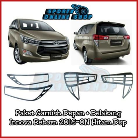 Garnish Lampu Innova Reborn 2016Up Hitam Dop Lazada Indonesia