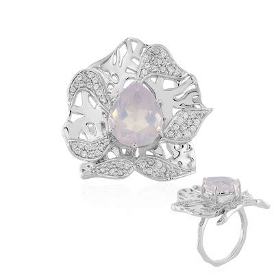 Anello In Argento Con Quarzo Lavanda Saelocana Kr Gioielli Juwelo