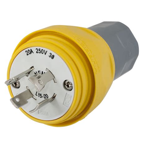 Watertight Devices Twist Lock Plug A Phase V Ac Pole