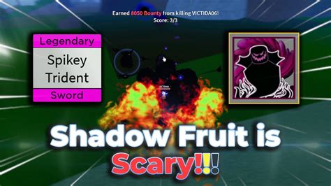 Spikey Trident Shadow Fruit Bounty Hunting Montage Blox Fruits