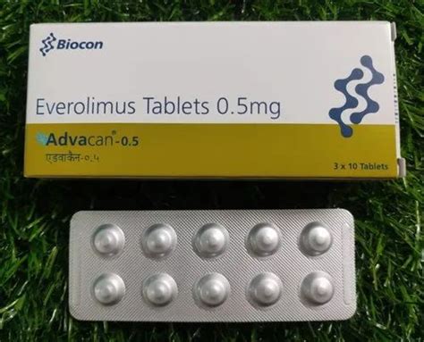 0 5mg Everolimus Tablets Biocon At Rs 483 52 Stripe In Ahmedabad ID