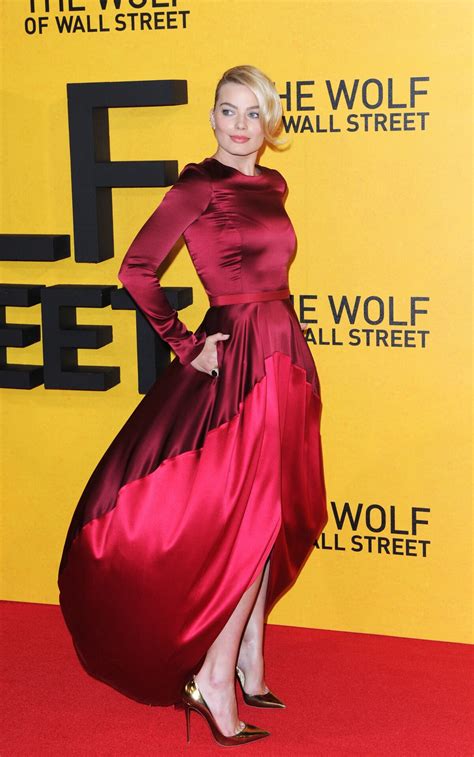 Photo Margot Robbie lors de la première du film Le loup de Wall