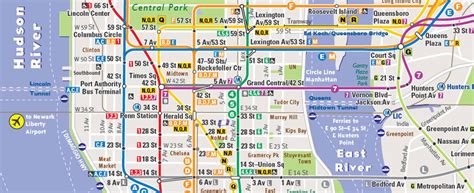 Nyc Map By Vandam Nyc Transit Streetsmart Map City Street Maps Of