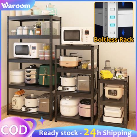 WAROOMReady StockAdjustable 4 5 Layer Metal Boltless Rack Home Store