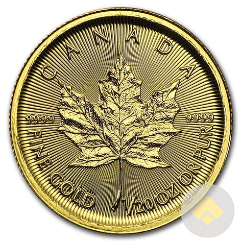 1/20 oz Canadian Gold Maple Leaf - Random Years