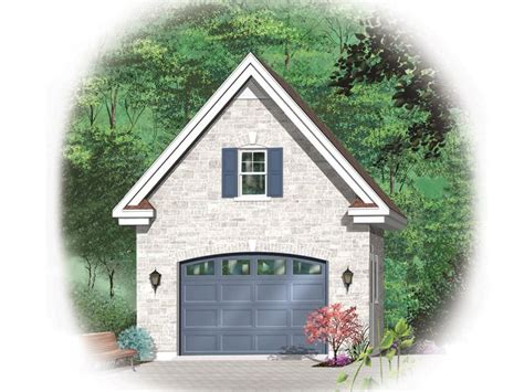 Popular Ideas One Car Garage With Loft Plans