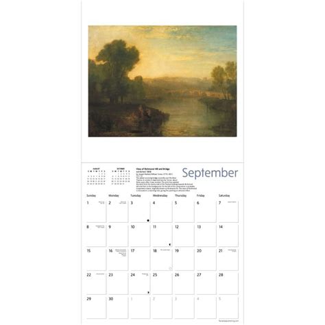 Tate British Landscapes Wall Calendar 2024 Art Calendar By Flame