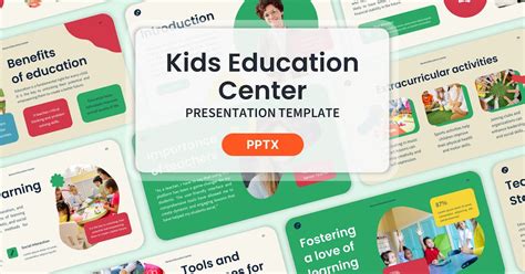 Kids Education Center - Powerpoint Templates Incl. kids & presentation ...