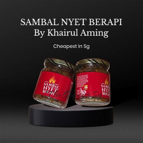 SAMBAL NYET BERAPI BY KHAIRUL AMING Shopee Singapore