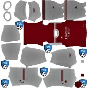 Kit Dream League Soccer Arsenal V Logo Dls