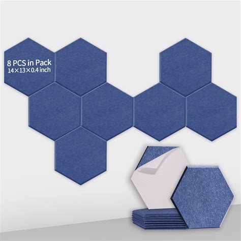 Mollywell Hexagonal Acoustic Panel Self Adhesive Wall Decaretion