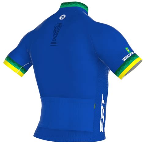 Camisa De Ciclismo ERT New Elite Brasil Azul Bike Point