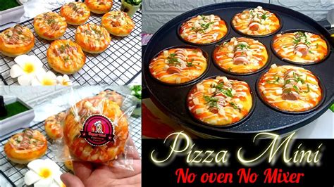 Pizza Mini Tanpa Oven Tanpa Mixer Cuma Di Aduk Enak Cantik Gampang