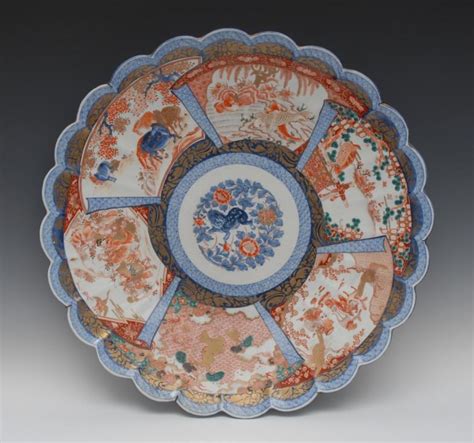 Japon Arita très Grand plat Imari époque Meiji XIXe siècle N 79395