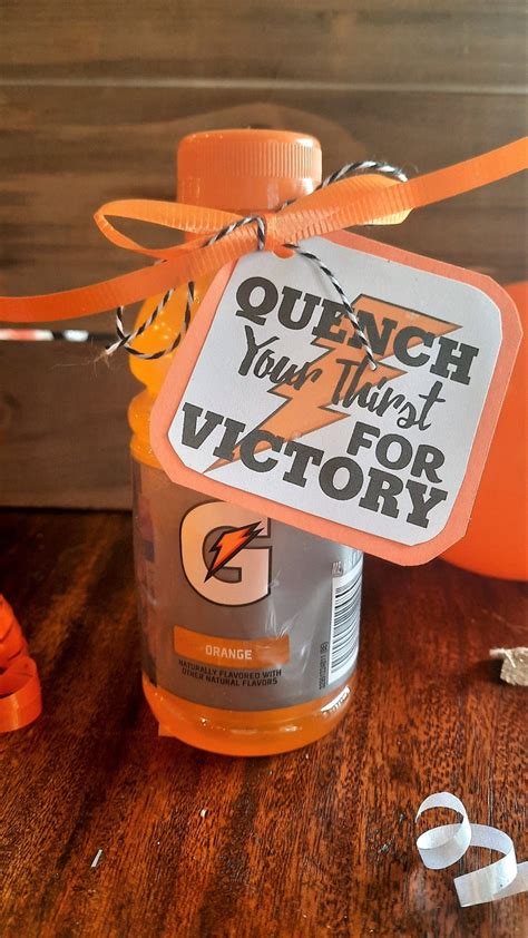 Quench Your Thirst for Victory Gatorade Team Treat Tags - Etsy