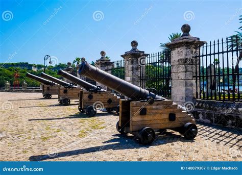 The Spanish Colonial Cannons Editorial Photo Cartoondealer