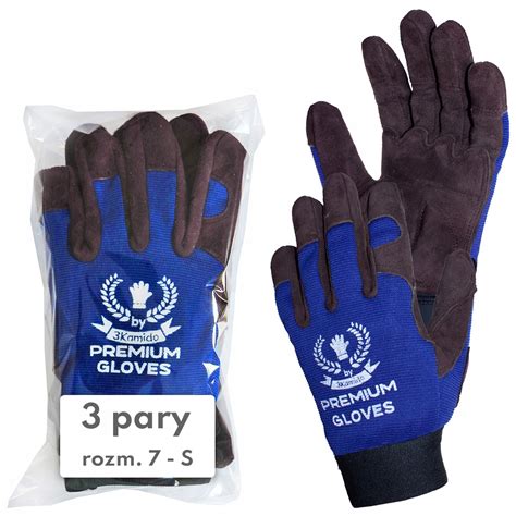 R Kawice Robocze Premium Gloves Monta Owe Sk Rzane Kamido Pary R