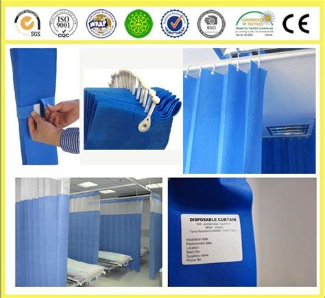 Manufacture Eco Friendly Fire Retardant Antibacterial Cubicle Hospital