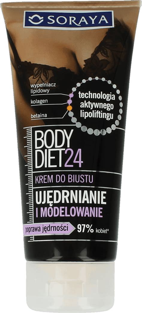 Soraya Body Diet 24 krem do biustu ujędrnianie i modelowanie 150 ml