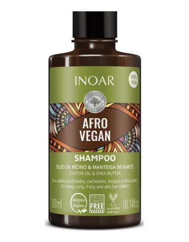 Shampoo Inoar Afro Vegan 300ml Cuotas sin interés