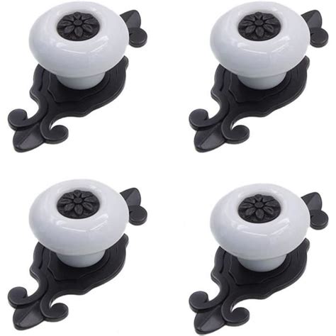 Lot De Boutons De Meuble En C Ramique Style R Tro Pour Cuisine