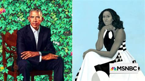 Barack , Michelle Obama presidential portraits spark debate