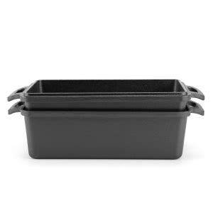 amazoncom northriver casting   cast iron loaf pan  lid