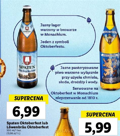 Piwo SPATEN OKTOBERFESTBIER Cena Promocje Opinie Sklep Blix