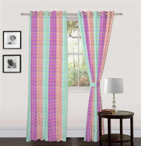 Buy Skipper Eyelet Polyviscose Door Curtain 44 X84 Multi