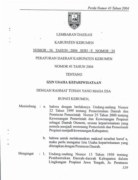 Pdf Izin Usaha Kepariwisataan Dokumen Tips