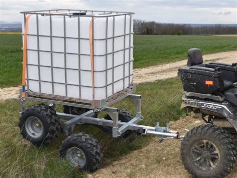 Remorque Pour Cuve 1000 Litres IBC TE1000 VILKAN