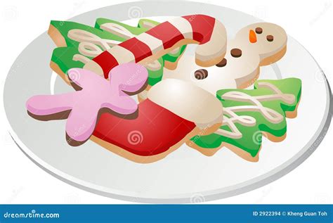 Free clipart christmas cookies border