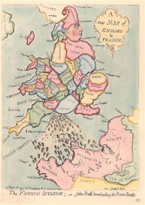 Map Of England And France - Maping Resources