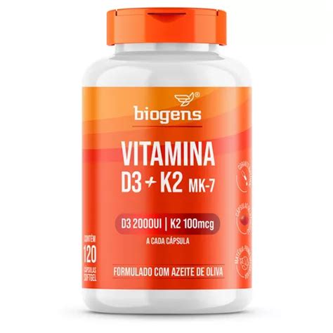 Vitamina D3 2000ui K2 Mk 7 100 Mcg Formulada Con Aceite De Oliva