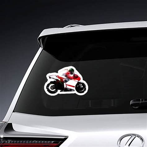 Motorcycle Rider Sticker