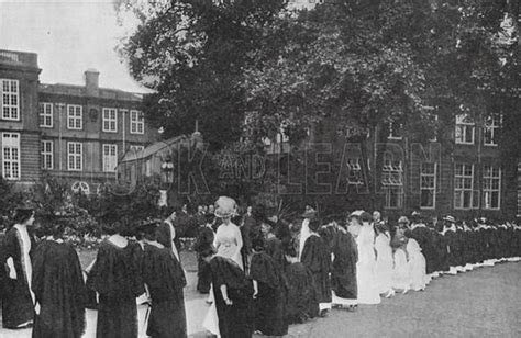 Queen Mary Visiting Bedford College For Women London 1913 Stock Image