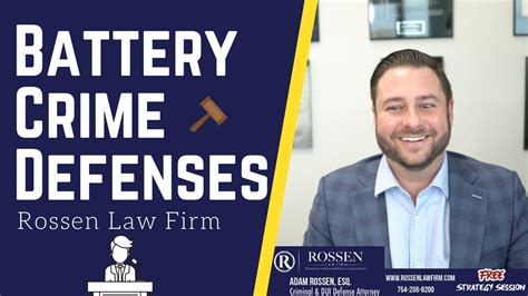 Battery Crime Defenses Fort Lauderdale Criminal Defense Attorney