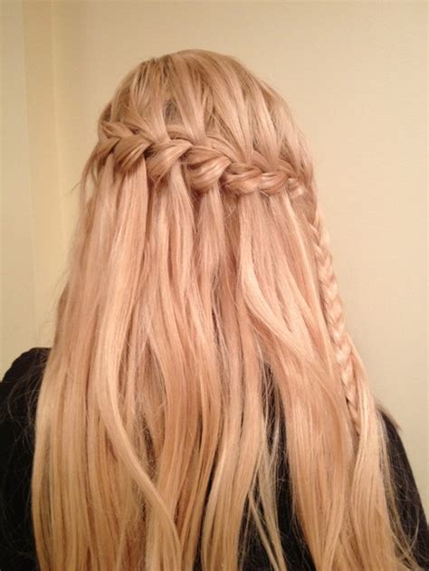 Waterfall Braid - Hairstyles Weekly