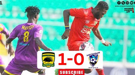 ASANTE KOTOKO 1 0 MEDEAMA SC EXTENDED HIGHLIGHTS YouTube