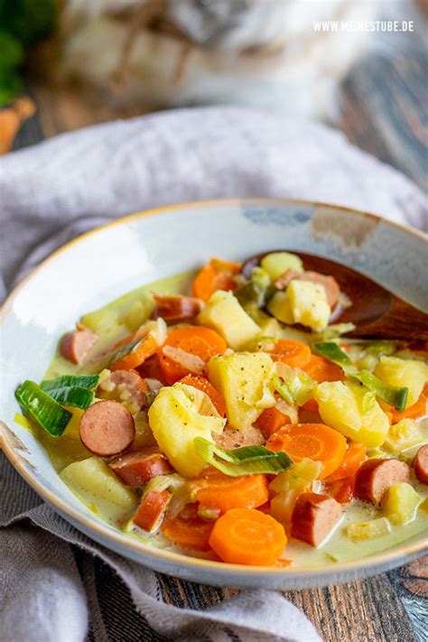 Kartoffelsuppe Mit W Rstchen Familienessen Meinestube