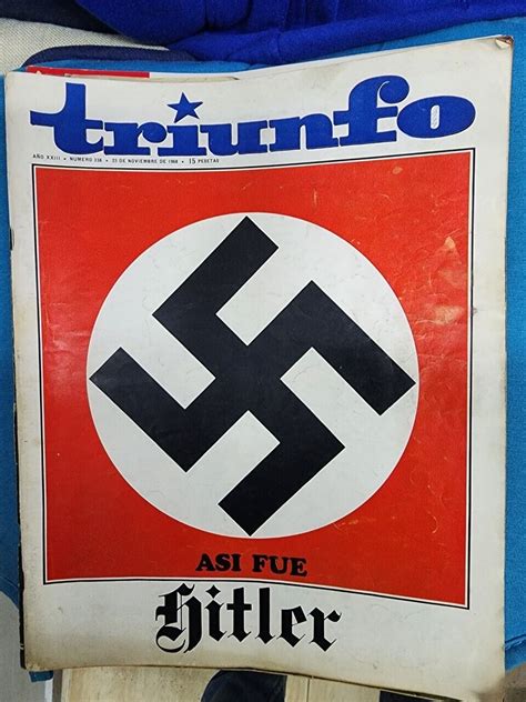 Popsike This Was Hitler Spain Vintage Magazine Triunfo