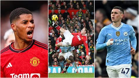 Top Manchester Derby Goals as Guardiola Beats ten hag: Phil Foden ...