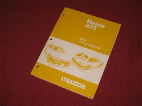 Sell 1988 Mazda 323 Oem Wiring Diagram Manual Superb Condition In