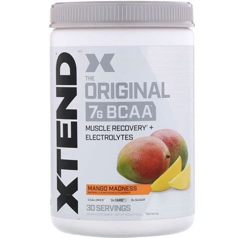 The Original Xtend Bcaa Servings Gms Mango Madness Amazon