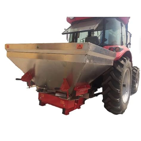 China L Tractor Mounted Stainless Steel Double Disc Fertilizer