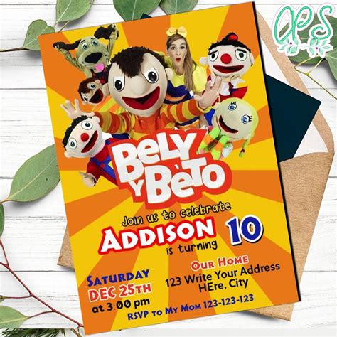 Bely Y Beto Birthday Invitation Template To Print At Home